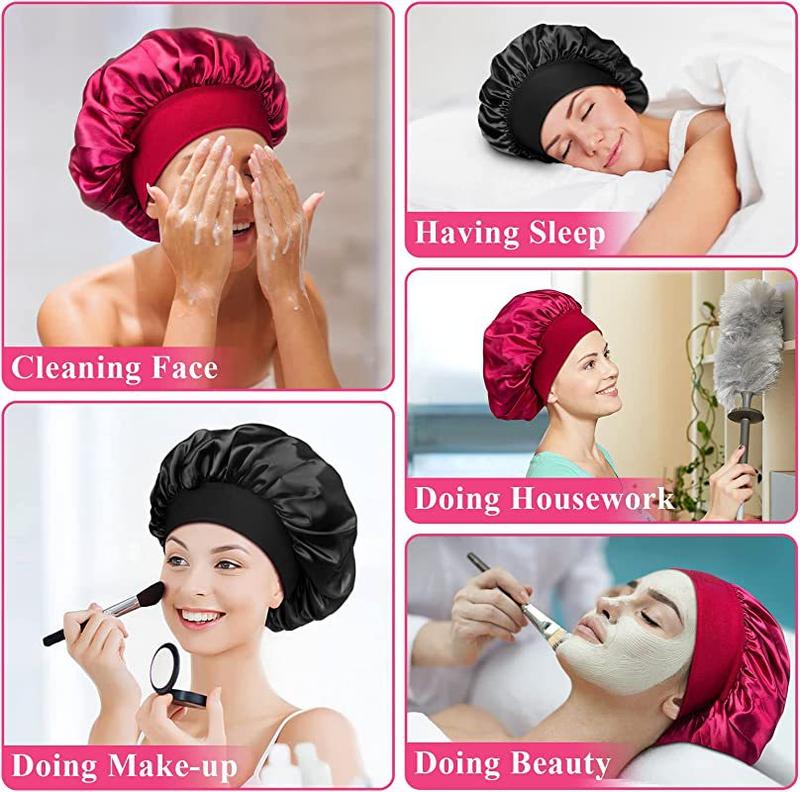 Bling Hair 1Pcs Hair Bonnet for Women Silk Bonnet for Sleeping Nightcap