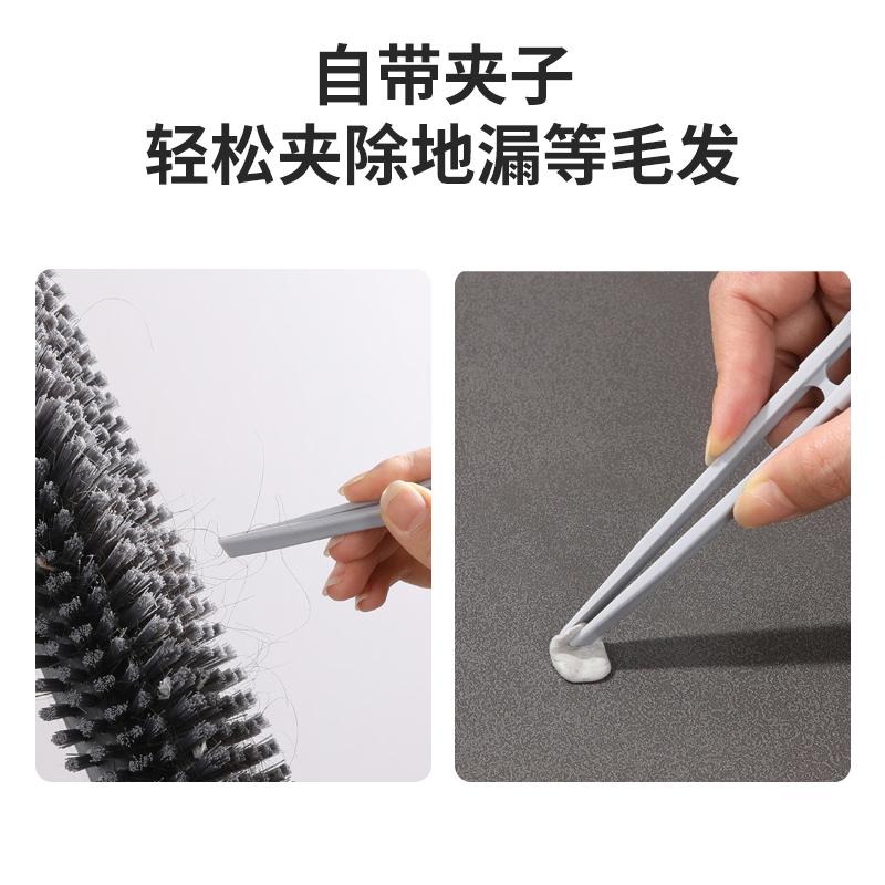 Floor Scrub Brush with Long Handle, cleaning brush,3 in 1 Scrape and Heavy-Duty Stiff Bristle Scrubber Brush for Cleaning Shower Bathroom, Patio, Garage, Kitchen, Wall and Deck,Mother's Day Gift