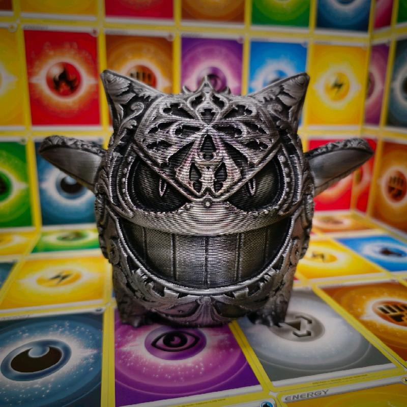 Gengar 3d Printed Pokemon Statue Hand Painted