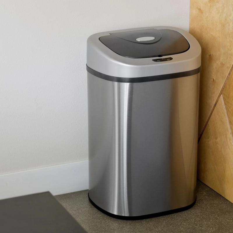 Nine Stars 21.1 Gallon Trash Can, Motion Sensor Touchless Kitchen Trash Can