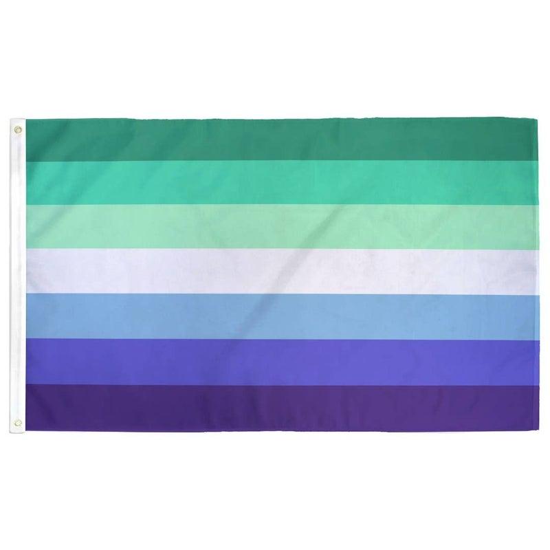 Gay MLM Pride Flag Banners Multicolor