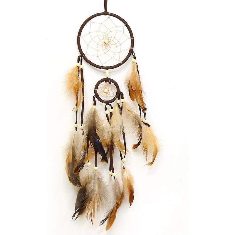 Feather Dream Catcher Handmade Native American Dream Catchers Bohe Wall Hanging Decoration Ornament for Kids Bedroom Car Decor Home Decoration Birthday Party turtle dreamcatcher Gift Wooden Circle Colorful Cotton Frame