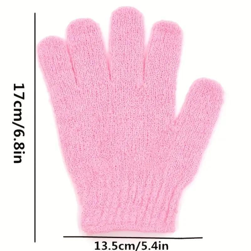 Unisex Exfoliating Bath Glove Accessories, 3pcs set Body Scrubber Gloves for Home, Body Exfoliating Accessories for Shower, Spa, Massage, Body Care Tool