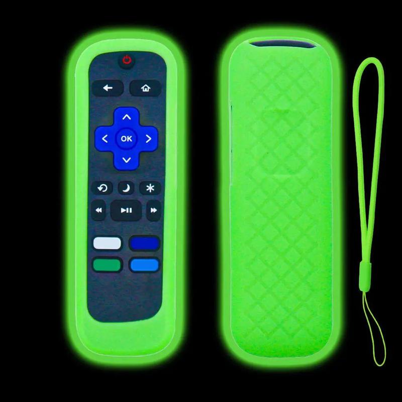 Glow In The Dark Remote Control Case, 1 Count Remote Control Cover, Remote Control Protector For Home, Christmas Gifts, Christmas Decorations