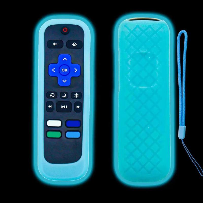 Glow In The Dark Remote Control Case, 1 Count Remote Control Cover, Remote Control Protector For Home, Christmas Gifts, Christmas Decorations