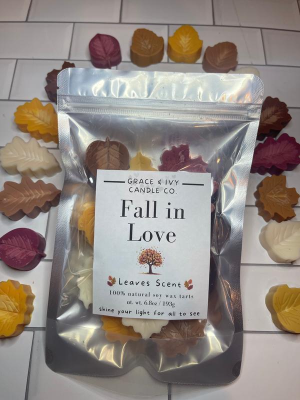 Fall in Love Large Wax Leave Tart Bag