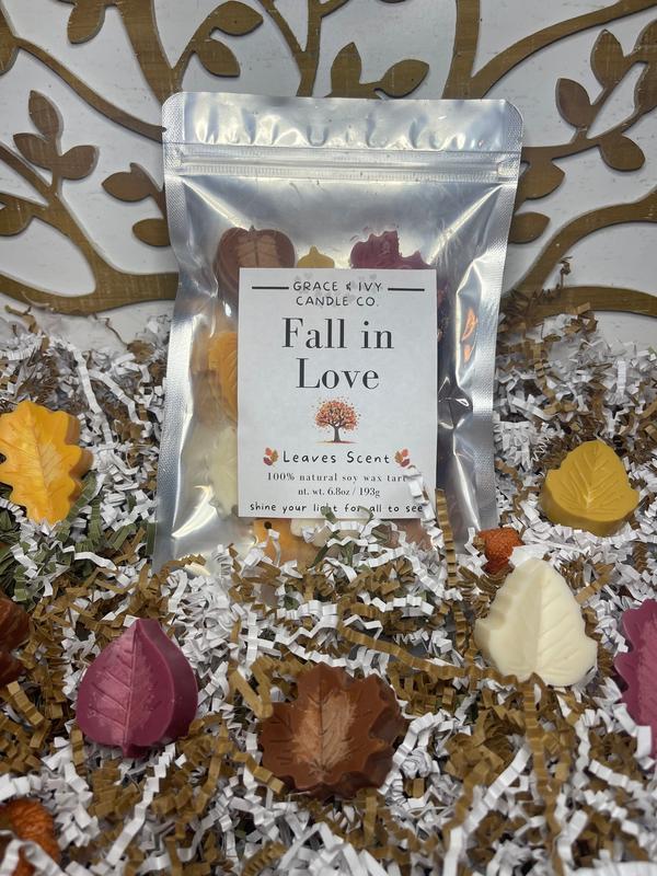 Fall in Love Large Wax Leave Tart Bag