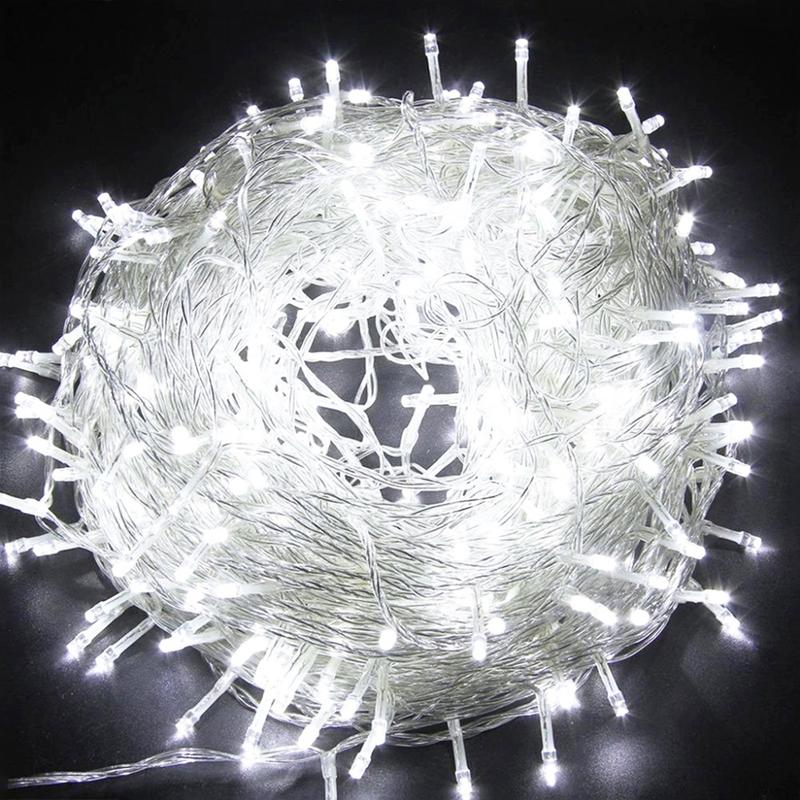 Indoor Outdoor 10M-100M 100-2000LEDs Fairy LED String Light 8 Modes Waterproof Christmas Tree Lights Super Long Lead Wire For Xmas Wedding Party Bedroom Room Easter Decorations christmas  lights