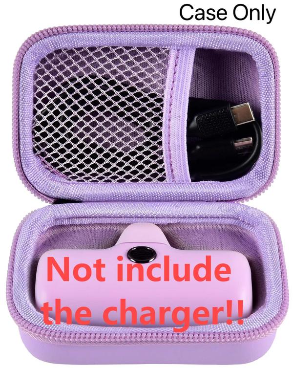 Portable Charger Power Bank Case, Carrying Case for Portable Charger Power Bank, Small Charging Battery Pack Bag