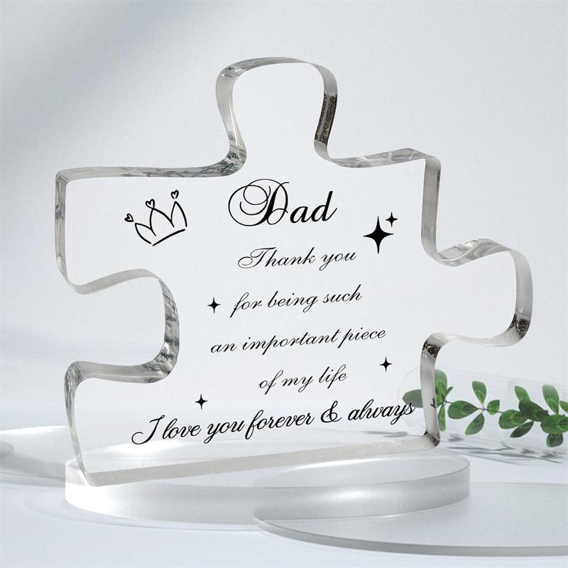 Acrylic Plaque For Father Fathers Day from Daughter Son Dad Gifts Acrylic Plaque Gifts Father's Day Gifts Daddy Gift Ideas Cool Gifts for Dad Step Dad Gifts Father in Law Gift Dad Birthday Gifts Best Dad Ever Gifts