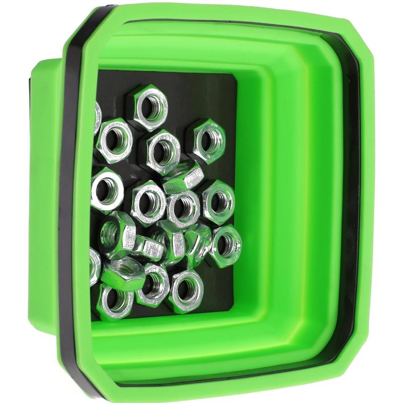 Foldable Magnetic Parts Tray, Magnetic Tool Tray for Small Parts, Screw and Tools, Durable Magnetic Tray