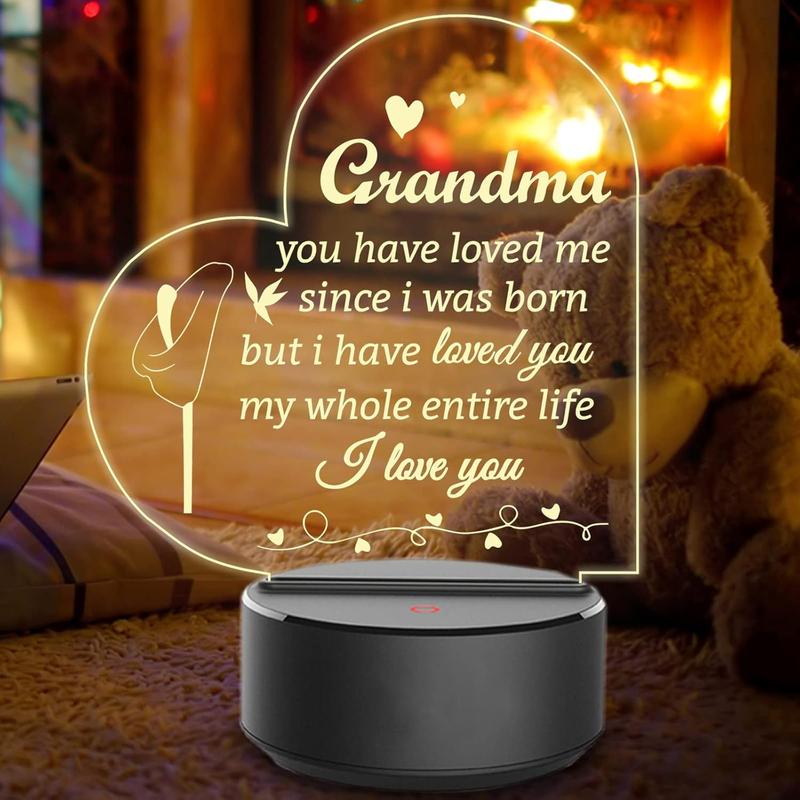 Christmas Gifts, Grandma Gifts from Grandchildren Granddaughter Grandson, Grandma Birthday Gifts, Mother’s Day Gifts, Thanksgiving Day Gifts for Nana, Grammy, Grandmother