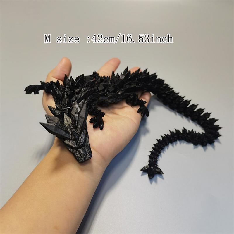 Room Decor Mini Dragon Design Desktop Figurine, 1 Count 3D Printed Creative Desktop Ornament, Decor Figurine, Home Decor Supplies for Living Room Bedroom Office