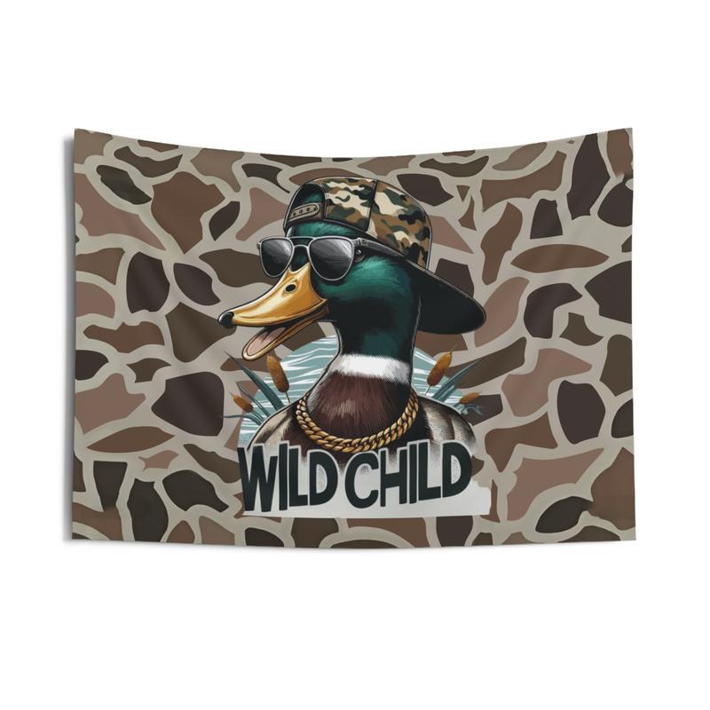 Wild Child Tapestry Poster For Decorate Clubs Concerts Bars University Dormitories Living Rooms Bedrooms