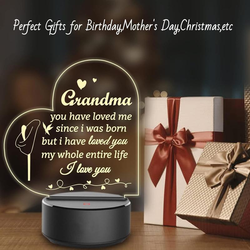 Christmas Gifts, Grandma Gifts from Grandchildren Granddaughter Grandson, Grandma Birthday Gifts, Mother’s Day Gifts, Thanksgiving Day Gifts for Nana, Grammy, Grandmother