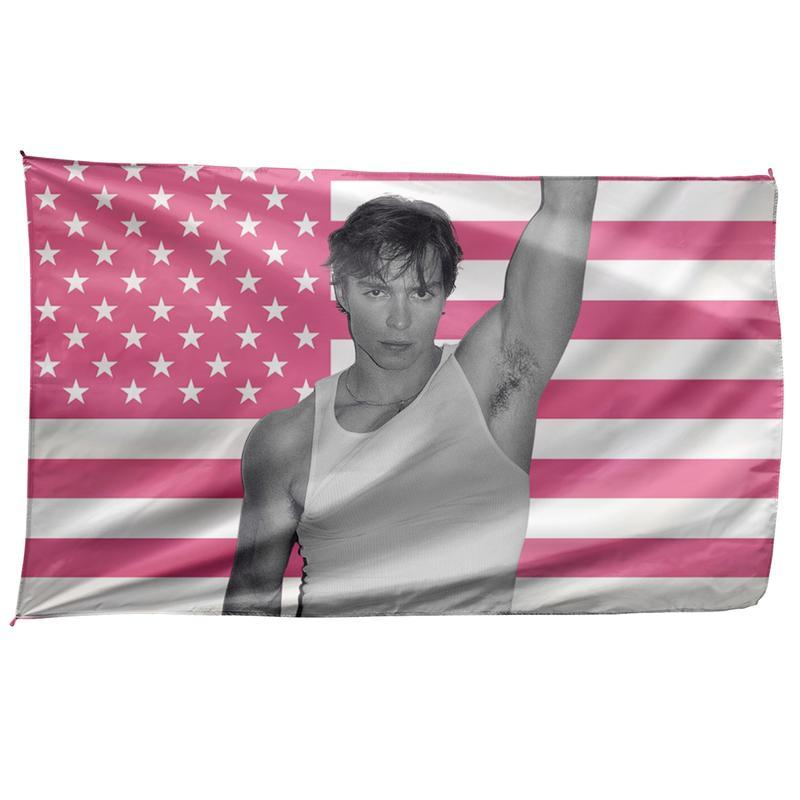 Nicholas Chavez Pink American Flag Tapestry Flag size 3x5ft, Flag Decor PrintLyle Menendez, Monsters