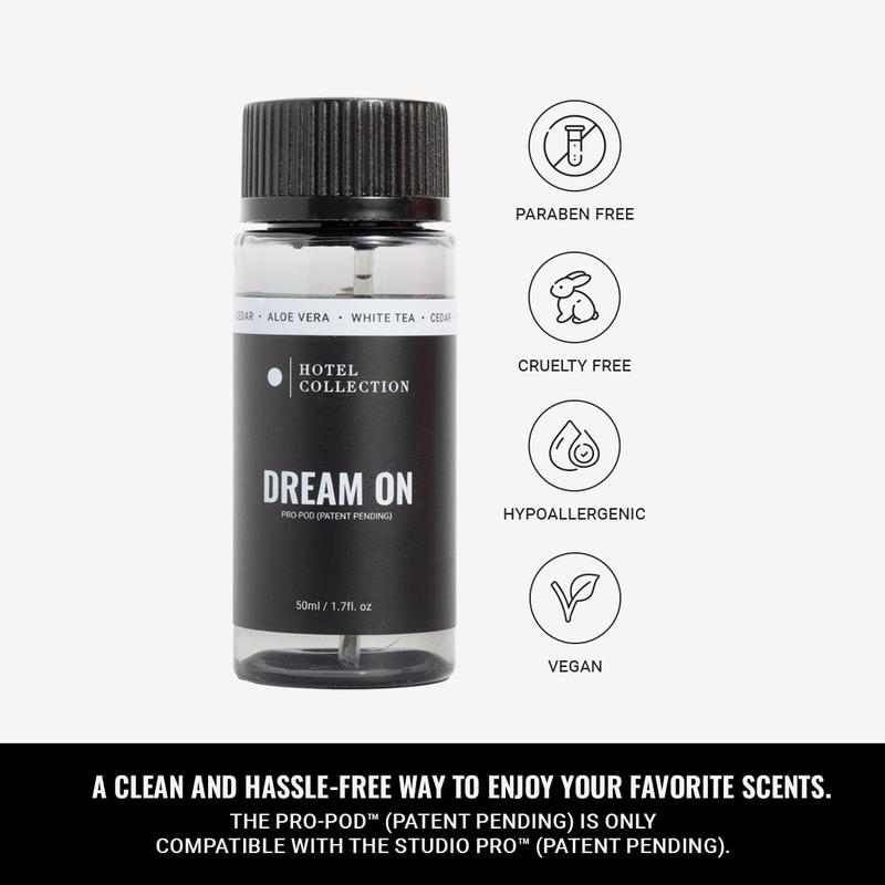 Hotel Collection | Dream On Pro-Pod Oil Blend | Luxury Hotel Inspired Aromatherapy Scent Diffuser Oil | White Tea, Cedar and Aloe Vera 1.7 fl oz 50 mL