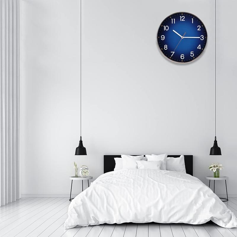 Navy Blue Wall Clock, 12 