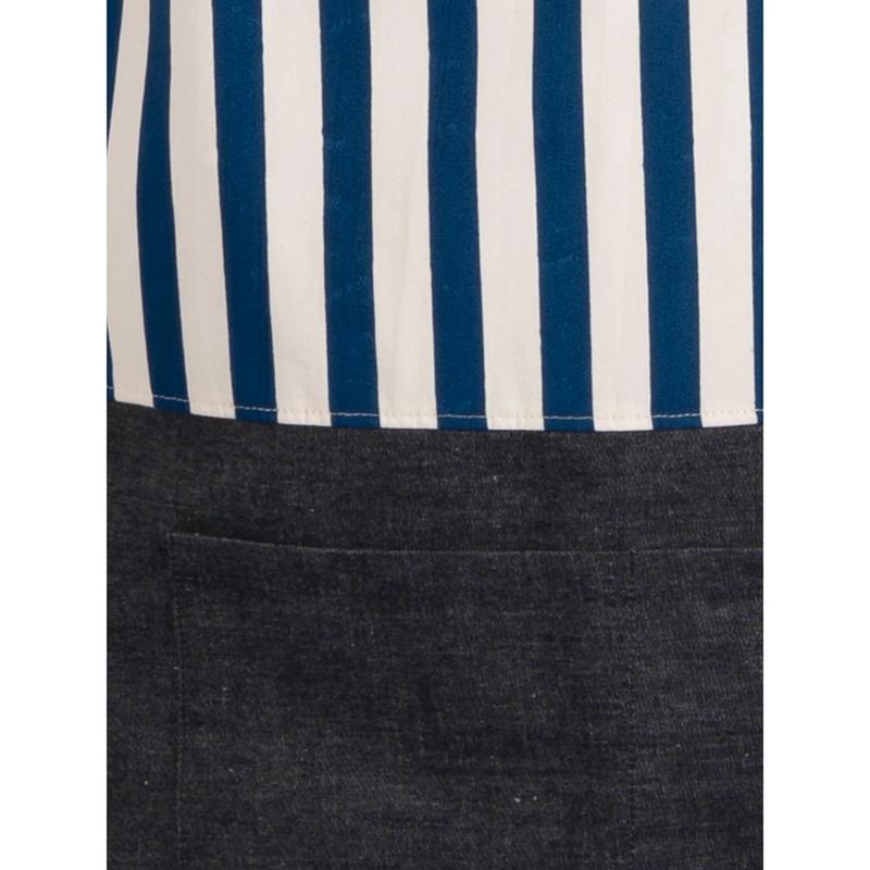 Navy Chef Kitchen Apron with Pockets, 28