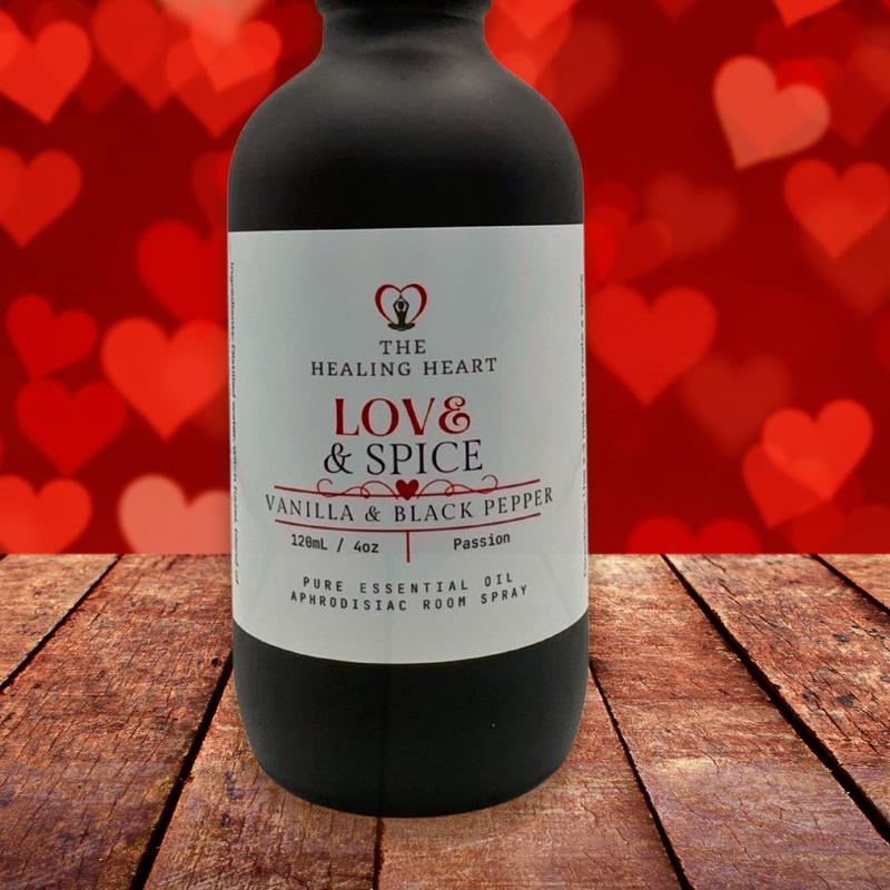 Love & Spice Room Spray - Vanilla & Black Pepper - Aphrodisiac Enhancing Room Spray Scent Matte