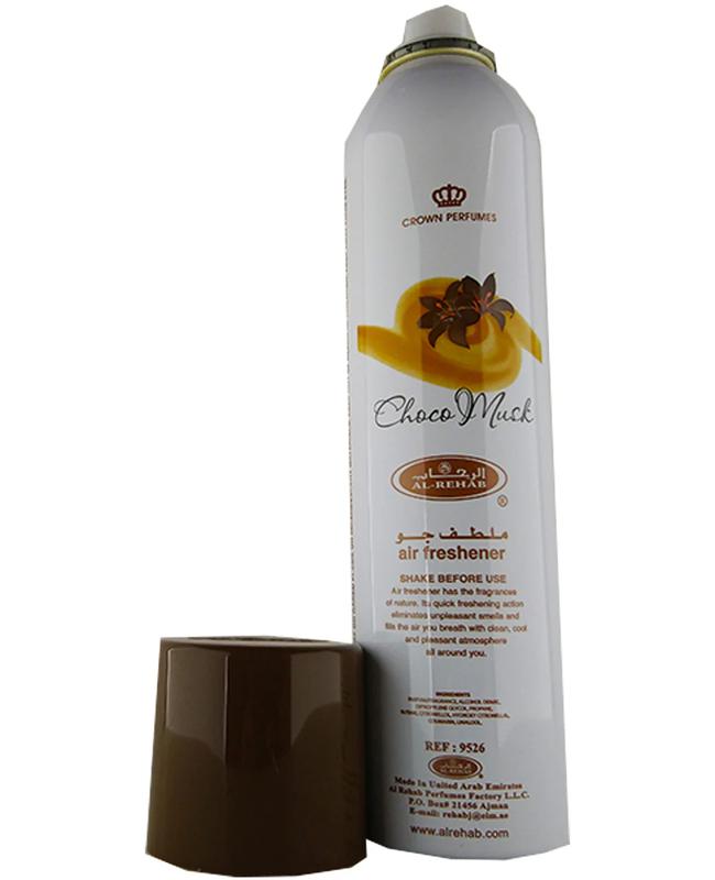 Choco Musk Air Freshener Spray by Al Rehab 300ml Aroma Floral