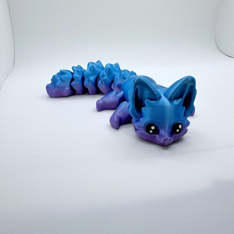 3D Printed Articulated Fox Figurine