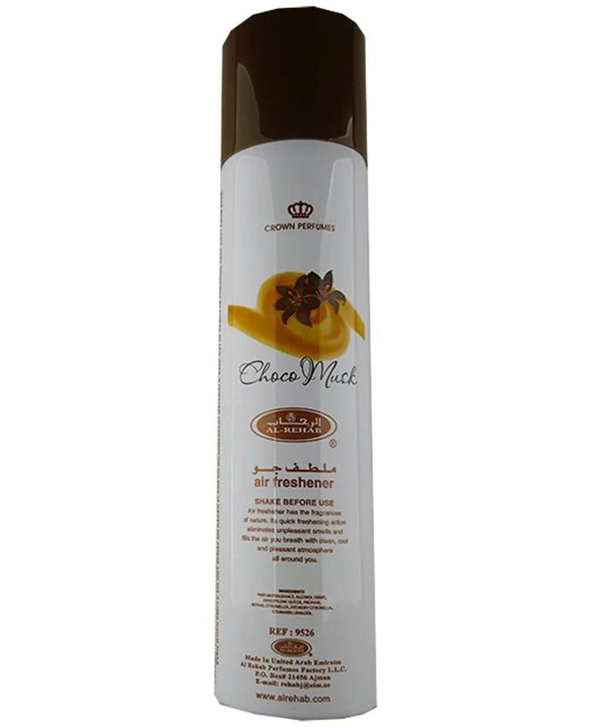 Choco Musk Air Freshener Spray by Al Rehab 300ml Aroma Floral