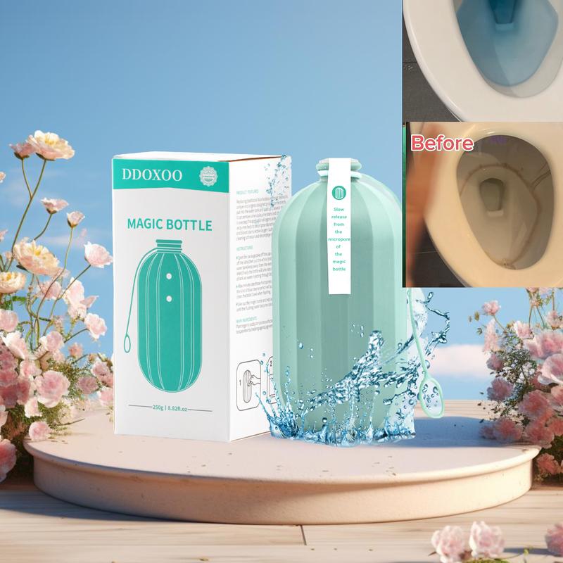 Automatic Toilet Bowl Cleaner,Long-Lasting and Powerful Cleaning,Easy to Use and Septic Safe,4 Months Supply,Convenient Bottle for Effective Toilet Cleaning,Prevents Stain Buildup,Crazy Clean Toilet Cleaner,Keeps Your Toilet Fresh and Hygienic