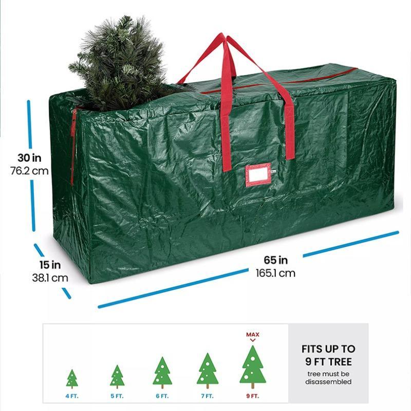 Artificial Christmas Tree Storage Bag (Bag Only), Holiday Tree Storage Protective Zipper Bag, Gift Wrap & Sets for Home Party Festival