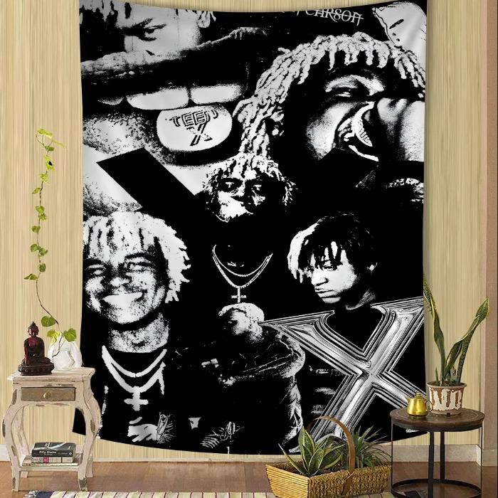 Rapper Ken Carson A Great Chaos Tapestry Anime Tapestry Hanging Tarot Hippie Wall Rugs Dorm Wall Hanging Sheets