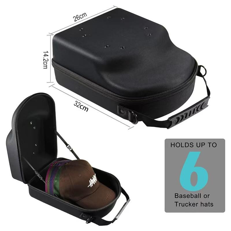 Hat storage box Portable eva baseball cap  storage bag Baseball cap bag Hat storage box Portable pressure resistant baseball cap storage bag Baseball  cap bag Portable breathable baseball cap storage box Outdoor sports waterproof