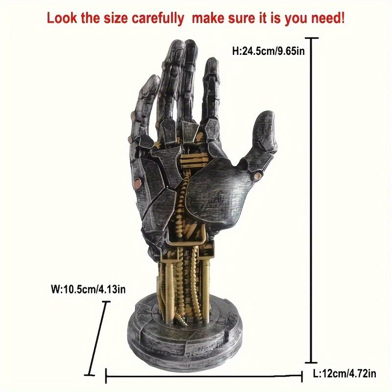 Cyberpunk 3D Printed Game Controller Stand - Multifunctional Desktop Organizer for Gaming Controllers & Phones | Sci-Fi Mechanical Style Decor | Ideal for Home & Office