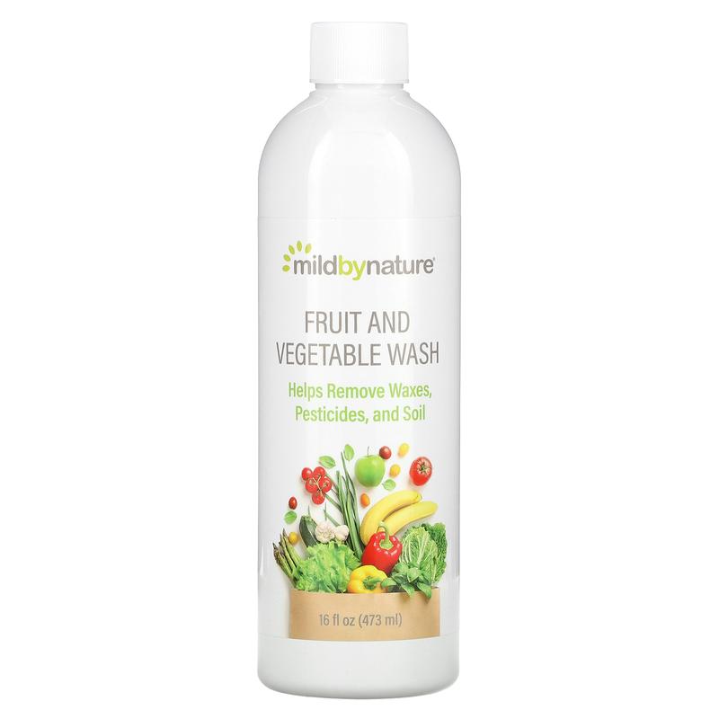 Mild By Nature Fruit and Vegetable Wash, 16 fl oz (473 ml)