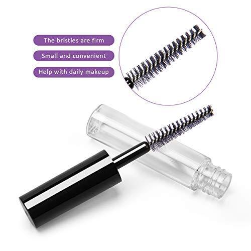 20 count 4ML Reusable Empty Bottle Tube Container for Eyelash Growth Oil Mascara with Brush for Home and Travel (20p)