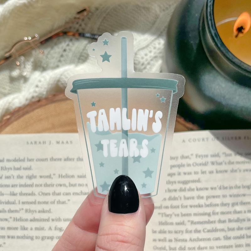 Tamlin’s Tears Tumbler Sticker | Officially Licensed ACOTAR merch | 3”x1.7”