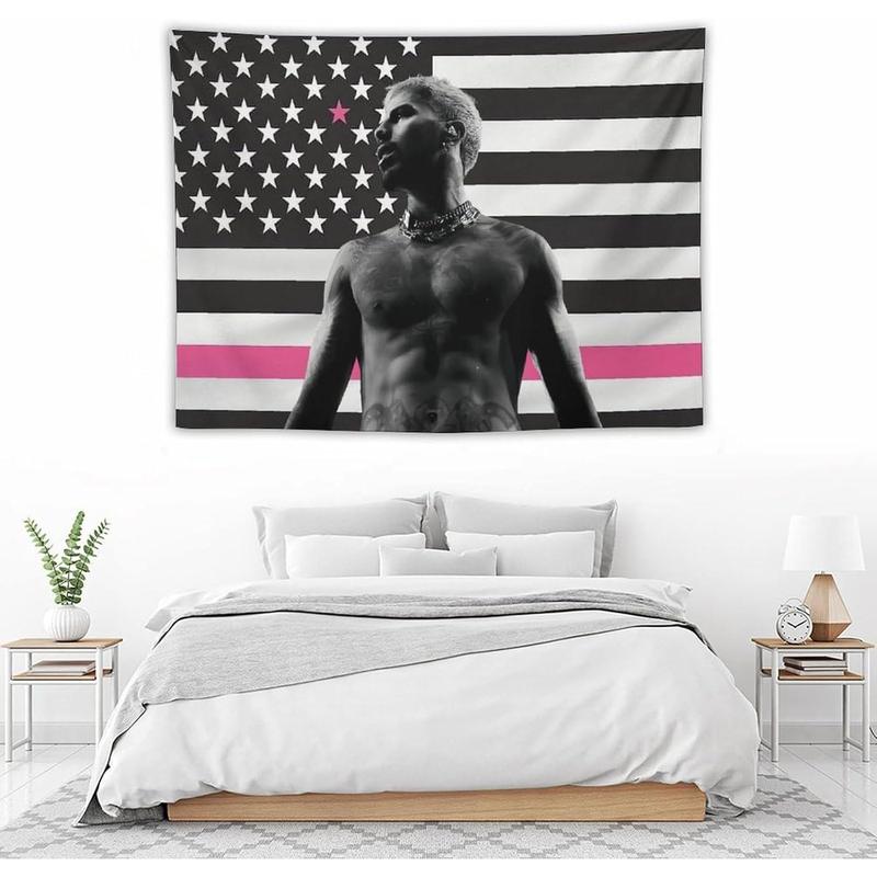 American Rauw Flag Tapestry Alejandro Poster Suitable for College Dormitories,Bedrooms, Living Rooms, Dormitories, Background Decorations