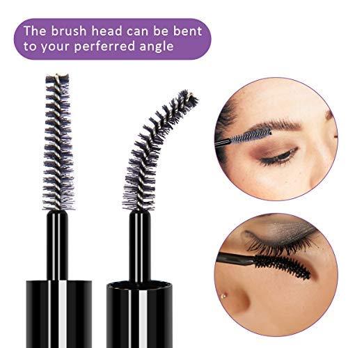 20 count 4ML Reusable Empty Bottle Tube Container for Eyelash Growth Oil Mascara with Brush for Home and Travel (20p)