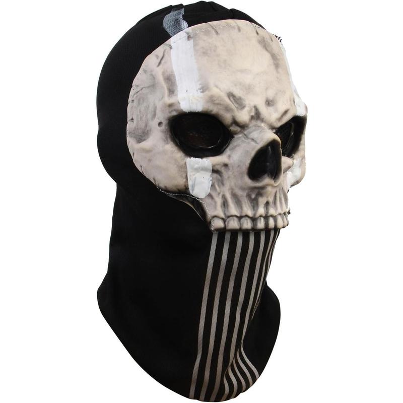 Ghost Mask MW2 Skull Mask Full Face Mask for Halloween War Sport Mask Headwear