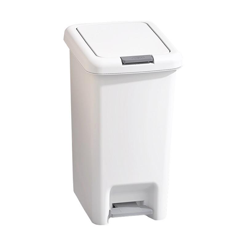 Household trash can, bathroom, kitchen, toilet with cover, foot step on large bedroom, living room, dormitory, simple trash can