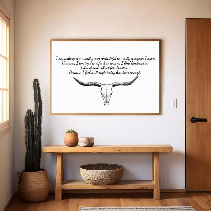 Fear and Fridays Poster No Frame, Country Music Lyrics, Fear And Friday’s (poem), Western Decor -  Decor Home Decoration