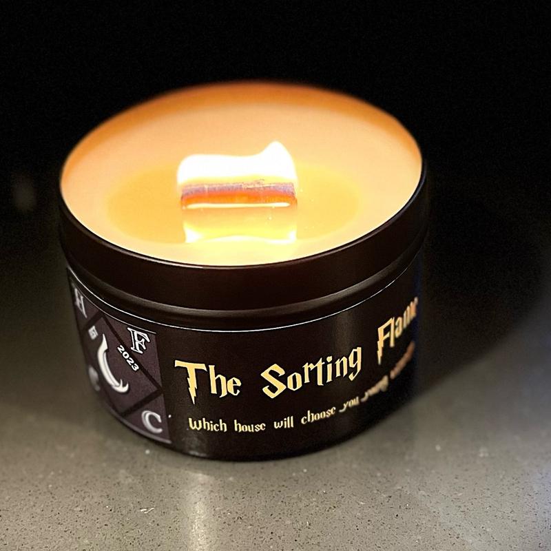 The Sorting Flame Candle, gifts, Harry Potter fandom, Christmas gift. Ornaments Scented Scent Freshener Room Decor Fragrance Decoration