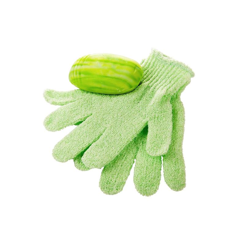 Exfoliating Bath Gloves, Pack of 4