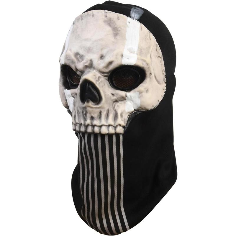 Ghost Mask MW2 Skull Mask Full Face Mask for Halloween War Sport Mask Headwear