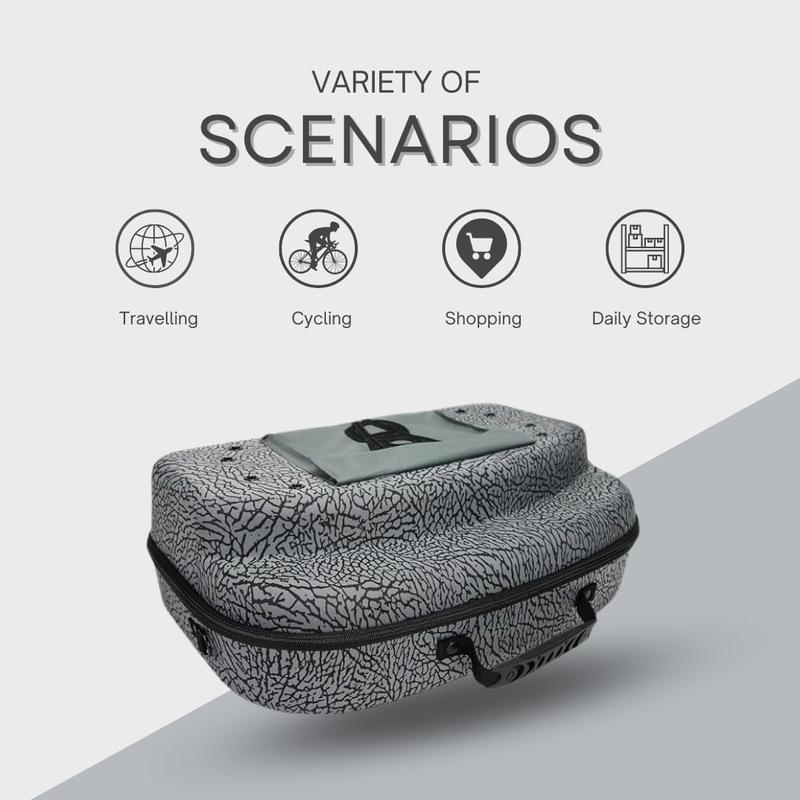 Homiegear Authentic Cap Carrier Case - Water Resistant Crush Proof Storage Bag for All Brands Cap - Elephant Skin - 16 Caps