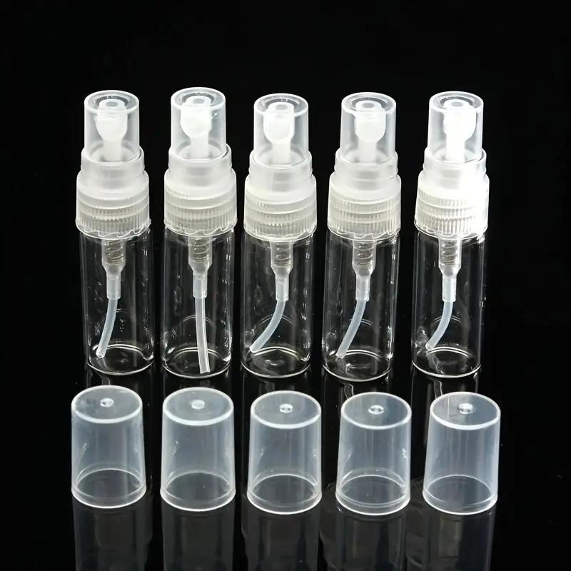 Clear Glass Perfume Storage Bottle, 1 Count Portable Refillable Perfume Bottle, Spray Type Mini Glass Bottle for Home Travel Accessories