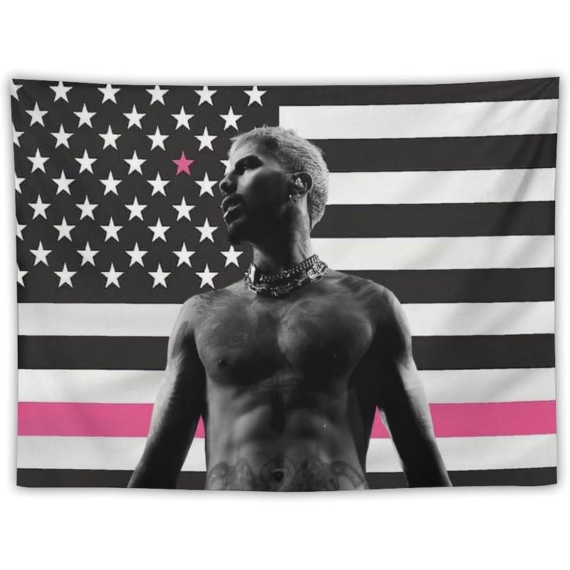 American Rauw Flag Tapestry Alejandro Poster Suitable for College Dormitories,Bedrooms, Living Rooms, Dormitories, Background Decorations, National Flag Gifts Merch 30