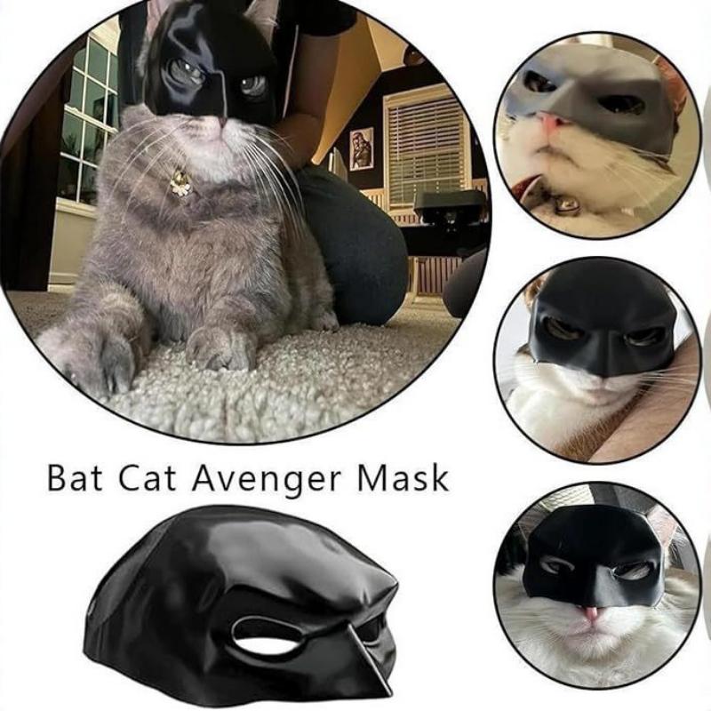 Batcat  3d Printing Bat Cat Avenger Mask Bat Cat Avenger Mask Cat Mask Pet Supplies