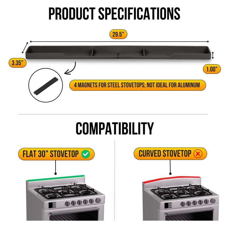 TEO Magnetic Stove Top Shelf - Silicone 30