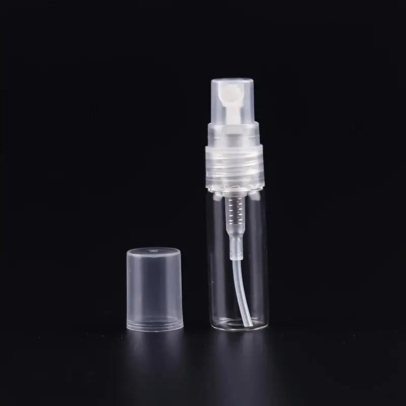 Clear Glass Perfume Storage Bottle, 1 Count Portable Refillable Perfume Bottle, Spray Type Mini Glass Bottle for Home Travel Accessories