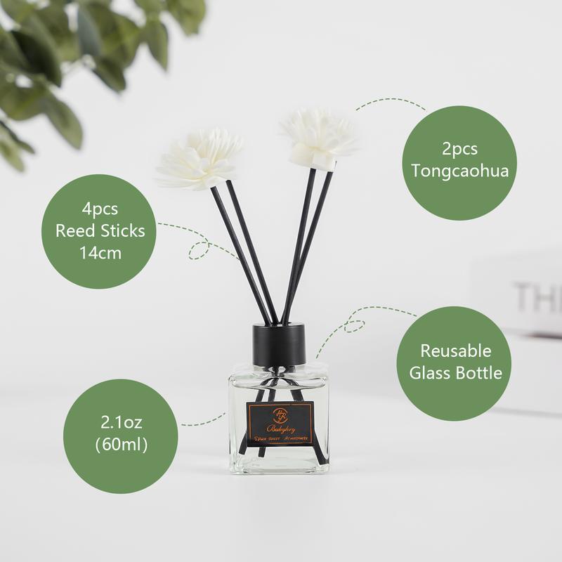 8 scents!New style! Reed Diffuser sticks Set 2.11 oz (60 ml) with cymbidium fragrance sticks Home Fragrance Light Scent Home Decor  Home Fragrance  Aroma Freshener Flower Gift